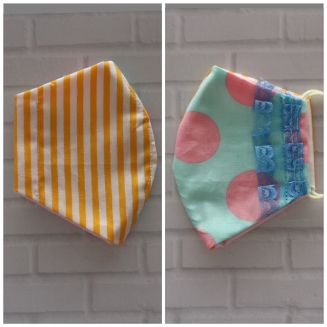 MINT◆かわいい♪ オリジナルマスク◆レース ポップ ドット 水玉◆キッズ こども◆レディース◆S・M