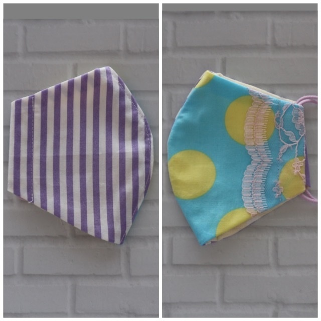 SKY◆かわいい♪ オリジナルマスク◆レース ポップ ドット 水玉 ◆キッズ こども◆レディース◆S・M