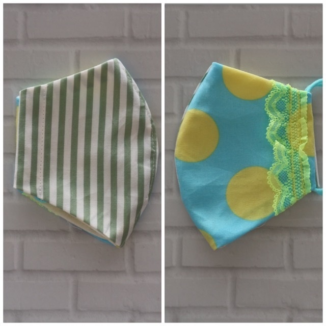 SKY◆かわいい♪ オリジナルマスク◆レース ポップ ドット 水玉 ◆キッズ こども◆レディース◆S・M