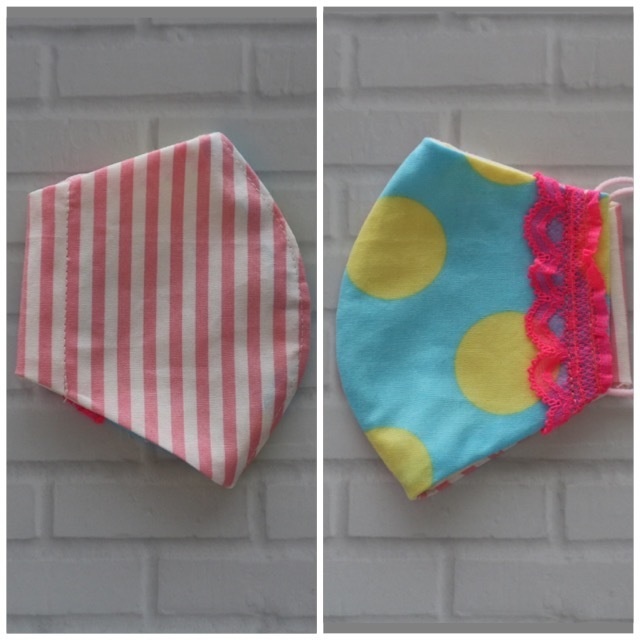 SKY◆かわいい♪ オリジナルマスク◆レース ポップ ドット 水玉 ◆キッズ こども◆レディース◆S・M