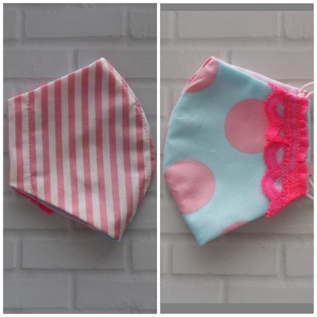 SODA◆かわいい♪ オリジナルマスク◆レース ポップ ドット 水玉 ◆キッズ こども◆レディース◆S・M