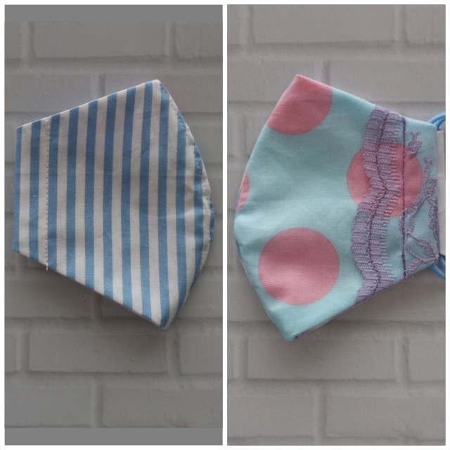 SODA◆かわいい♪ オリジナルマスク◆レース ポップ ドット 水玉 ◆キッズ こども◆レディース◆S・M