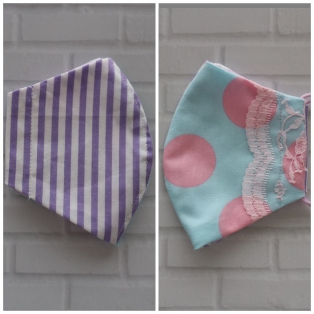 SODA◆かわいい♪ オリジナルマスク◆レース ポップ ドット 水玉 ◆キッズ こども◆レディース◆S・M