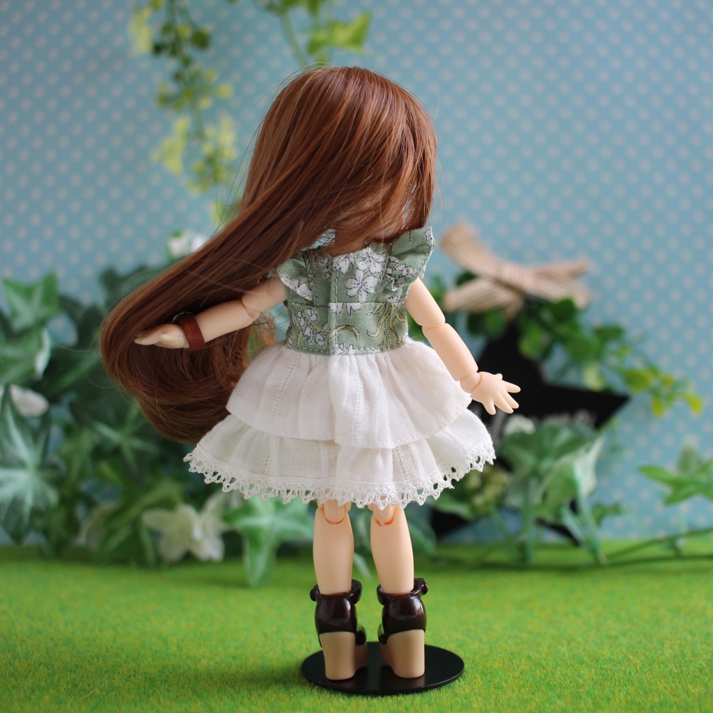 きみどり×白ワンピ