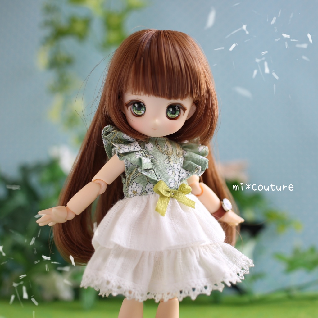 きみどり×白ワンピ