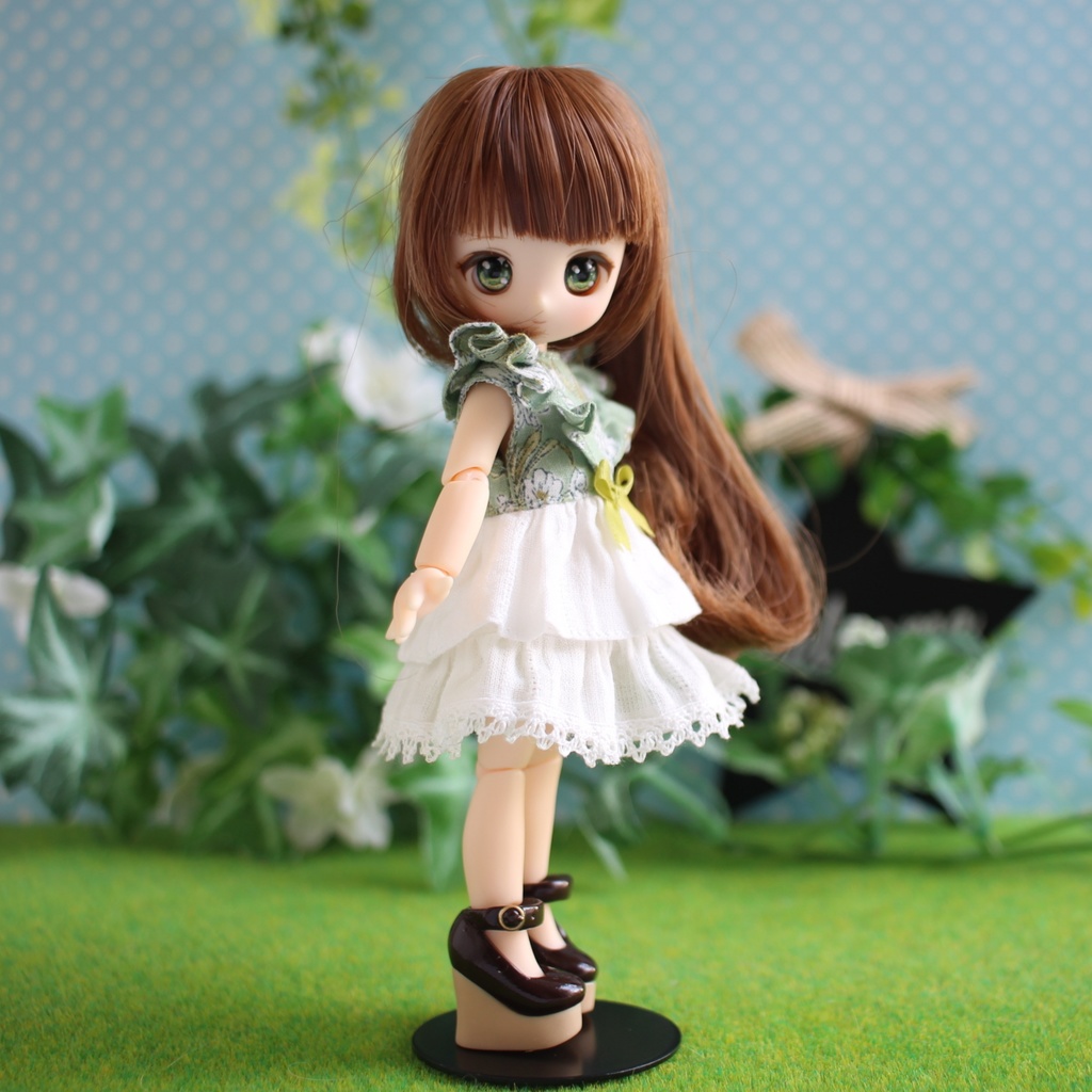 きみどり×白ワンピ