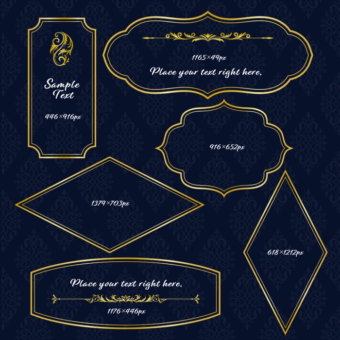 クラシック飾り罫セット02