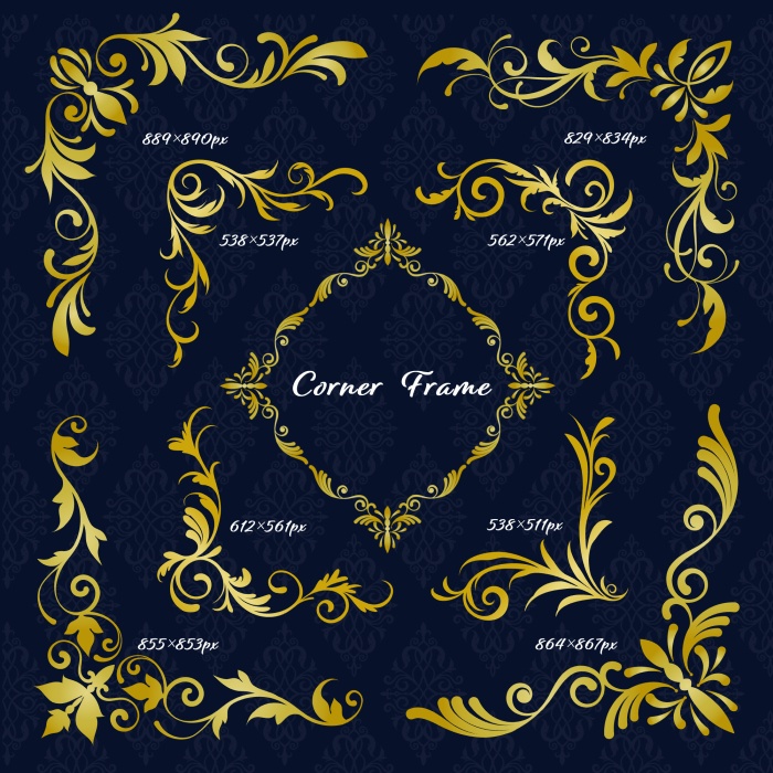 クラシック飾り罫セット02