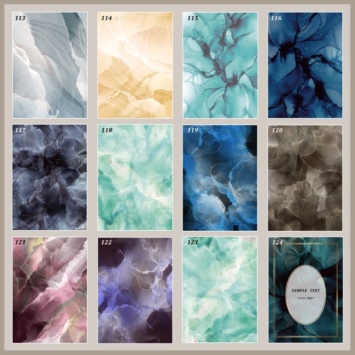 同人誌表紙素材/アルコールインクアート