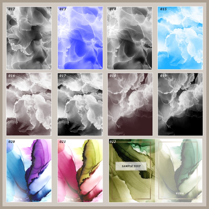 同人誌表紙素材/アルコールインクアート