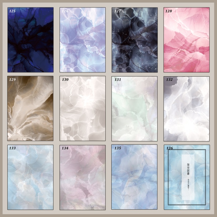 同人誌表紙素材/アルコールインクアート