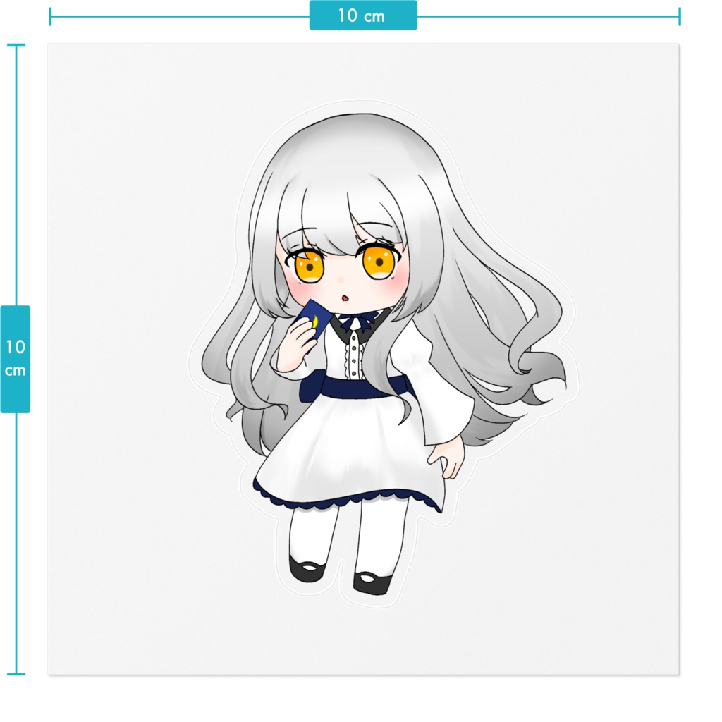 ミニしきさんステッカー