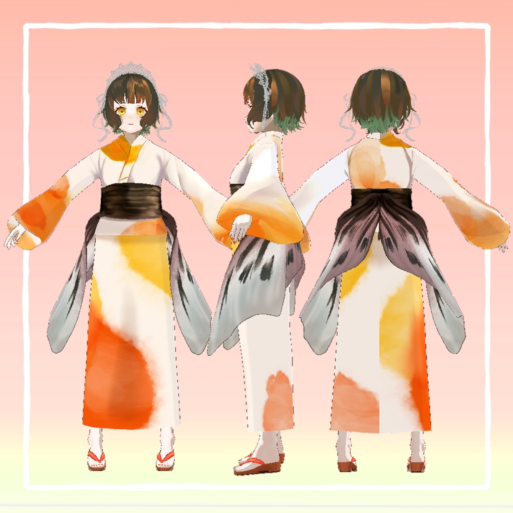 【VRoidモデル】ハイカラ金魚ちゃん