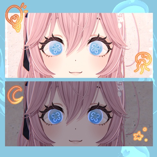 ଳ jellyfish eye ଳ【4アバター対応】