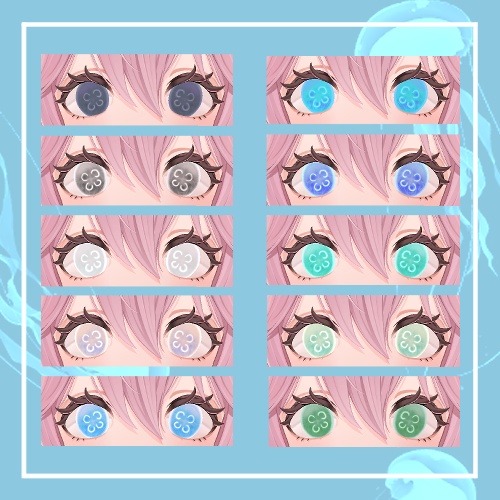 ଳ jellyfish eye ଳ【4アバター対応】
