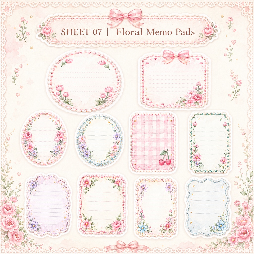 Petalia Days Vol.2|Craft Days|110枚のデジタルステッカー|ハンドメイド・編み物・ビーズ・手帳デコ【PNG】