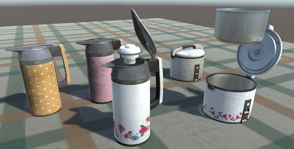 昭和ポットと炊飯器