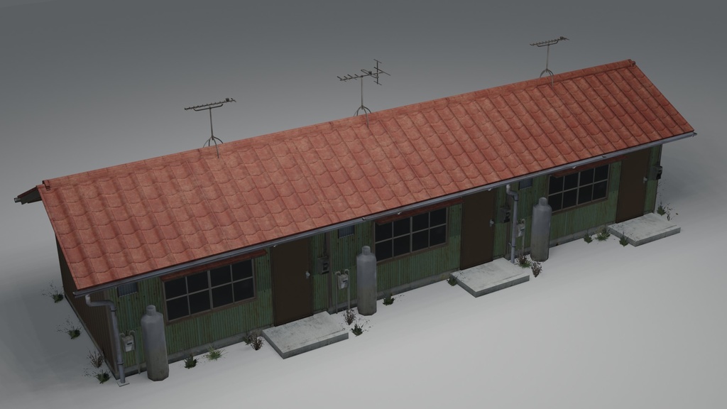 昭和民家モデルセット