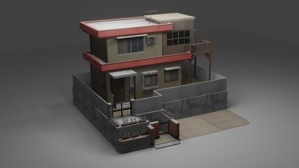 昭和民家モデルセット