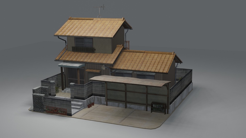 昭和民家モデルセット