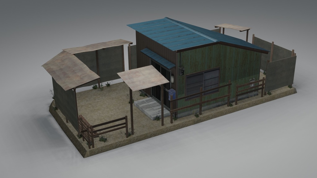 昭和民家モデルセット