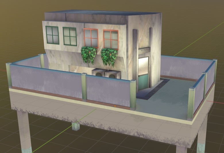 カモメ町建物セット01