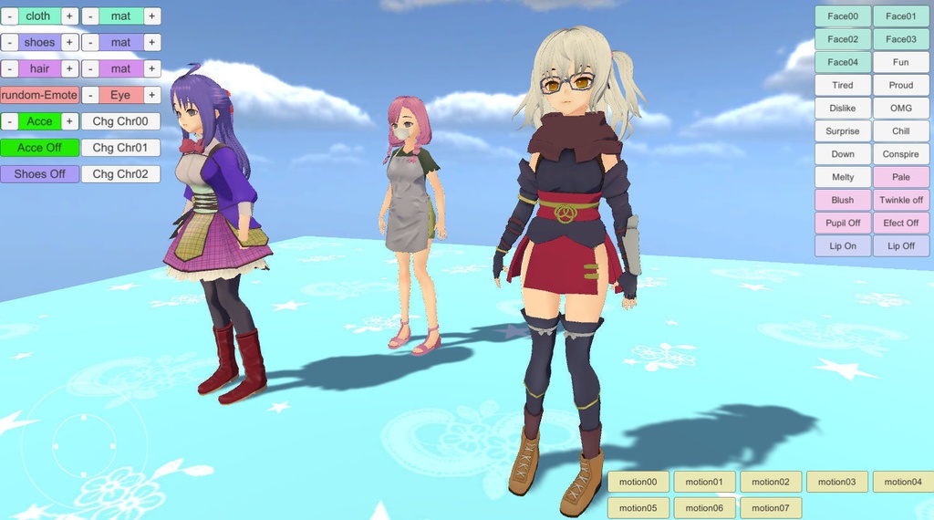 カスタムガール&きせかえシステムfor Unity