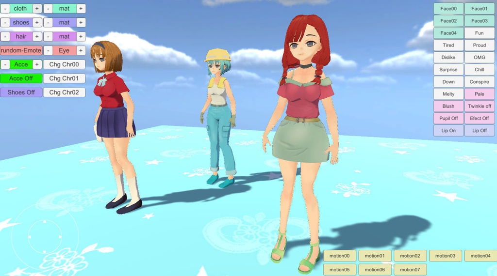 カスタムガール&きせかえシステムfor Unity