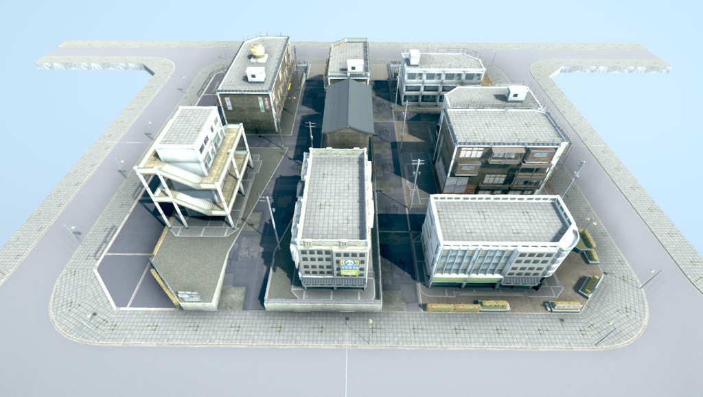 昭和ビルモデルセットv2 02パック