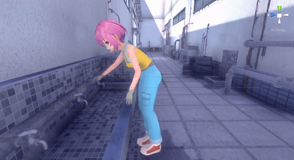 ビルの隙間モデルセット-vol1