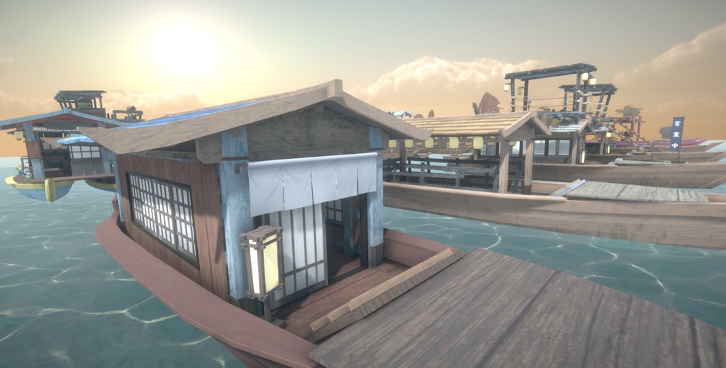 YBoat-屋形船モデルセット