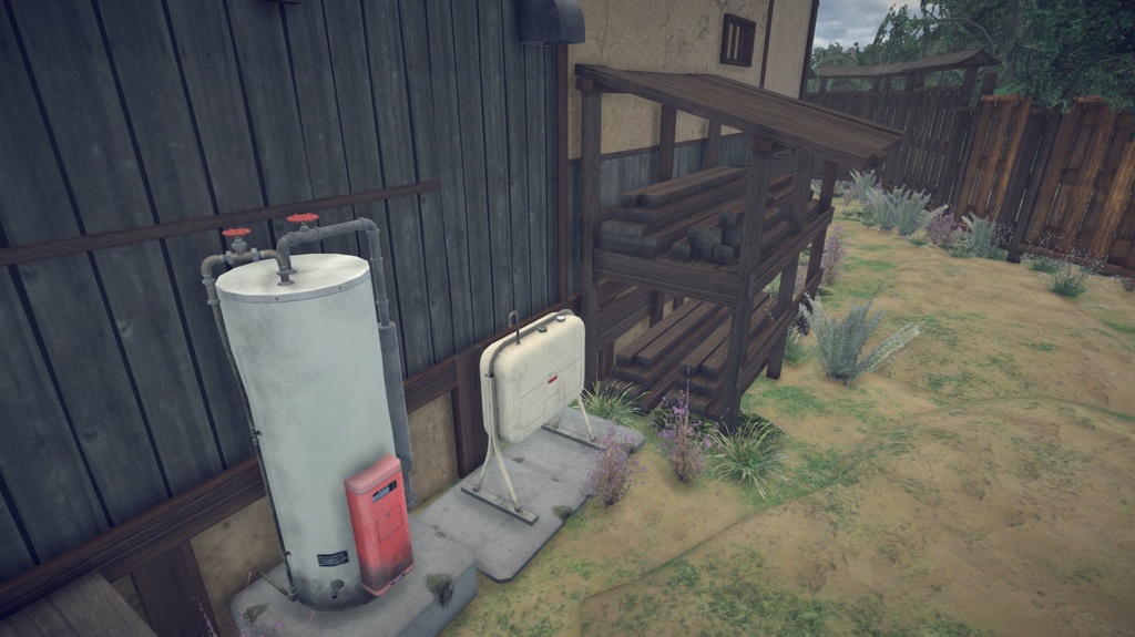 山奥旅館と温泉モデルセット