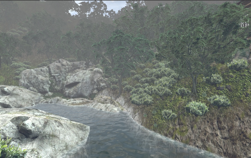 山奥旅館モデルセット