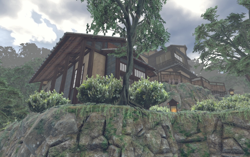 山奥旅館モデルセット