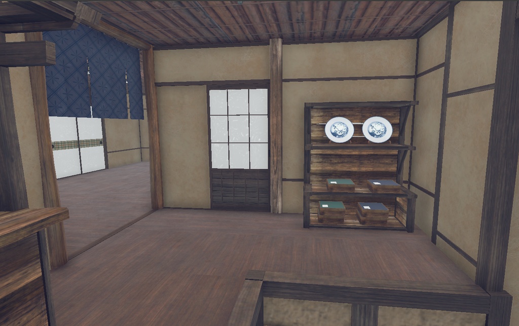 山奥旅館モデルセット