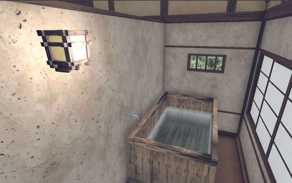 山奥旅館モデルセット