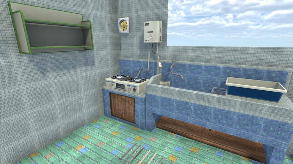 昭和台所モデルセット