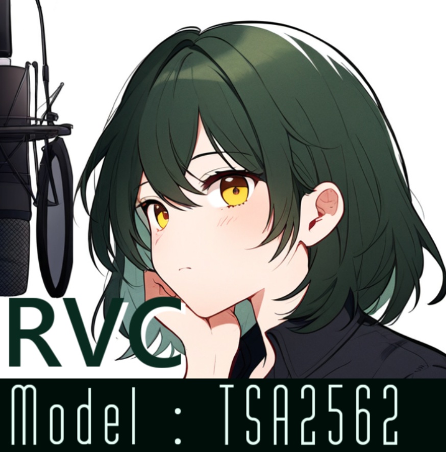 RVC ボイスモデル "TSA2562" (v2)