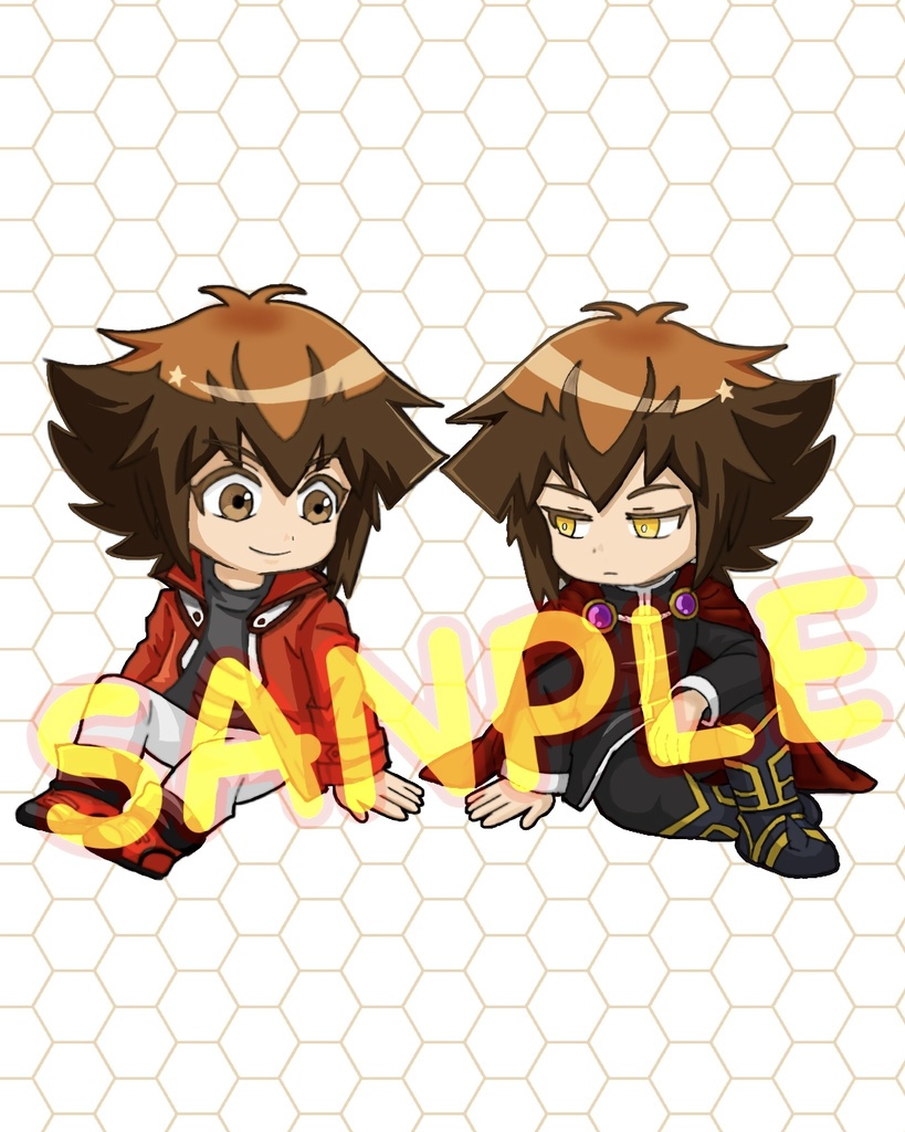 十覇のペアアクリルキーホルダー