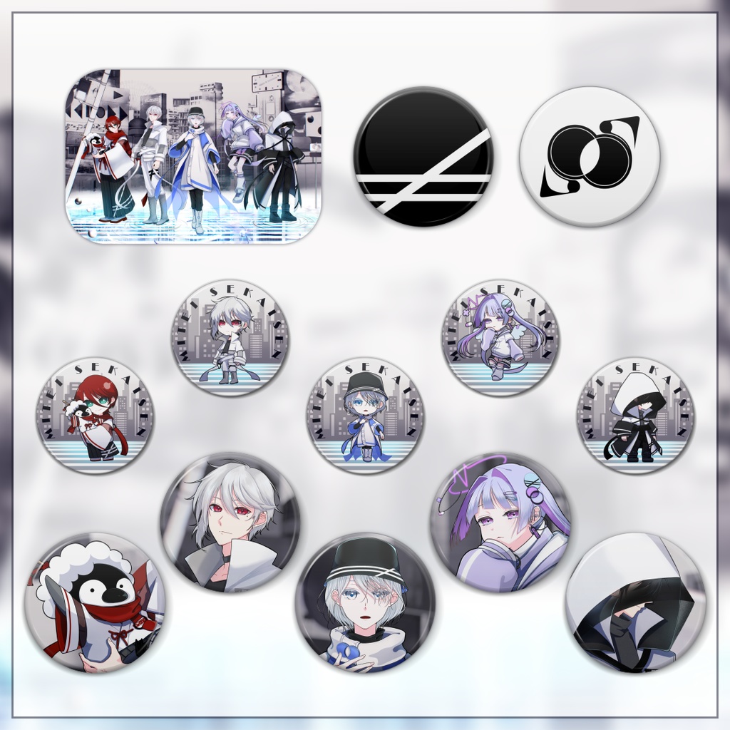 缶バッジ 【未停世界線 始動記念グッズ】