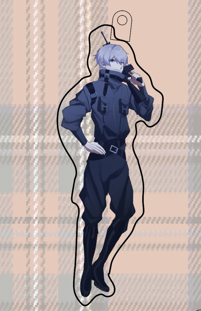 【犯行声明-四犯-】楪アクリルキーホルダー