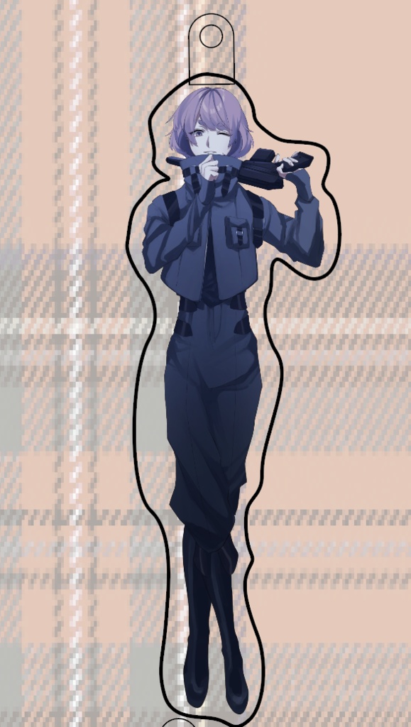 【犯行声明-四犯-】眠草子アクリルキーホルダー