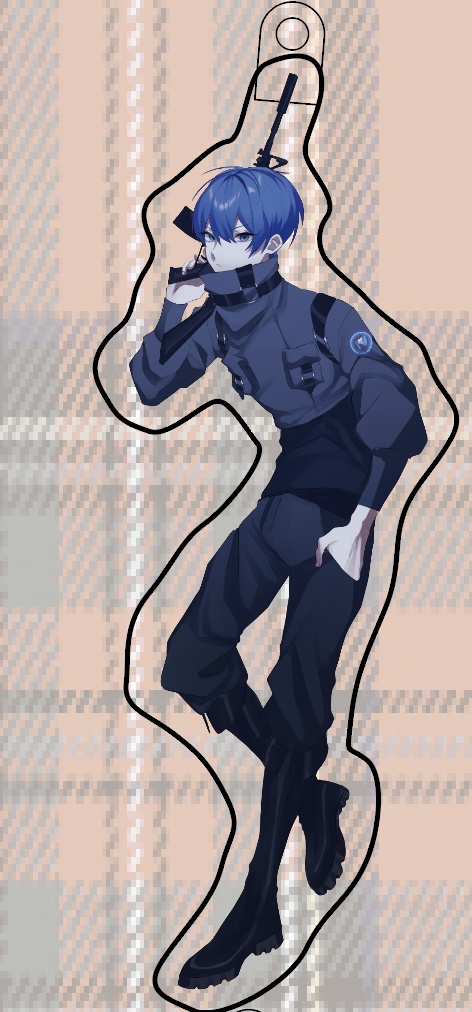 【犯行声明-四犯-】ねすアクリルキーホルダー