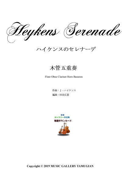 「ハイケンスのセレナーデ」木管五重奏