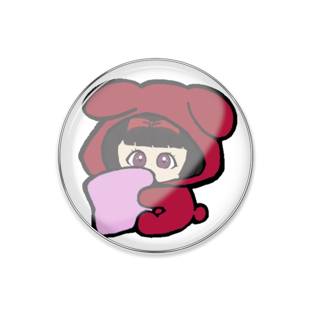 ピンバッジ うさ耳ver.