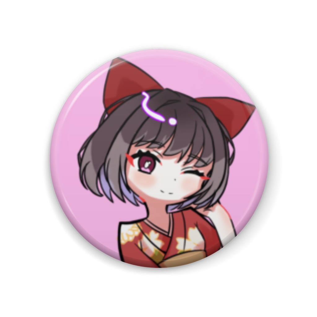 缶バッチ ウィンクver.