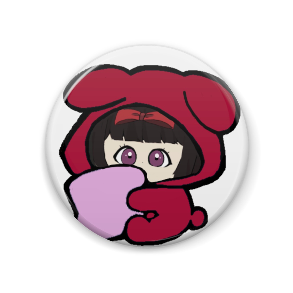 缶バッチ うさ耳ver.