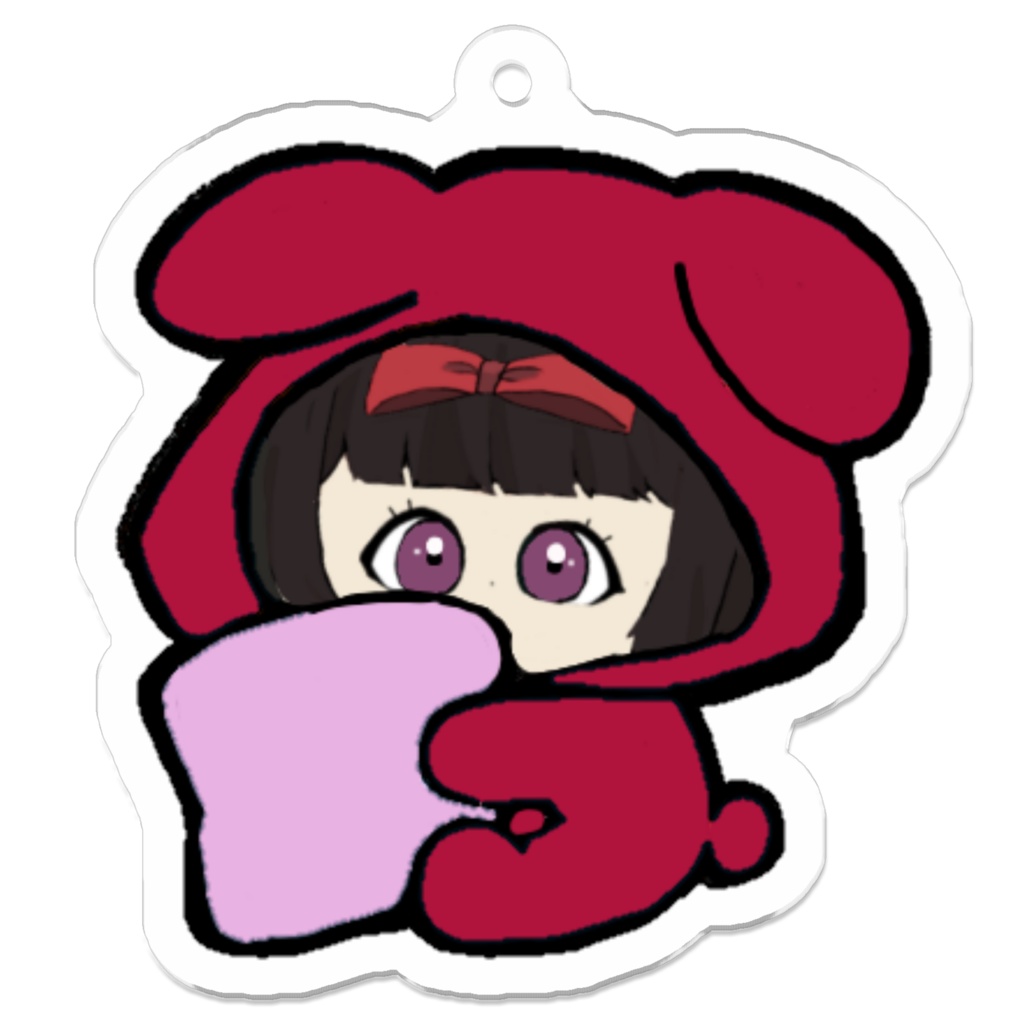 アクリルキーホルダー うさ耳ver.