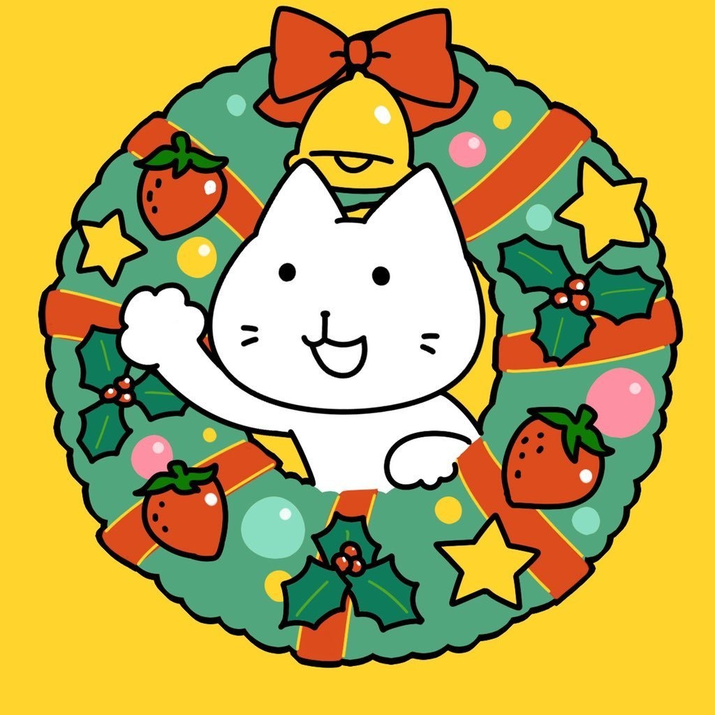 【リースネコ】クリスマス仕様！ヤマダネコアクリルキーホルダー