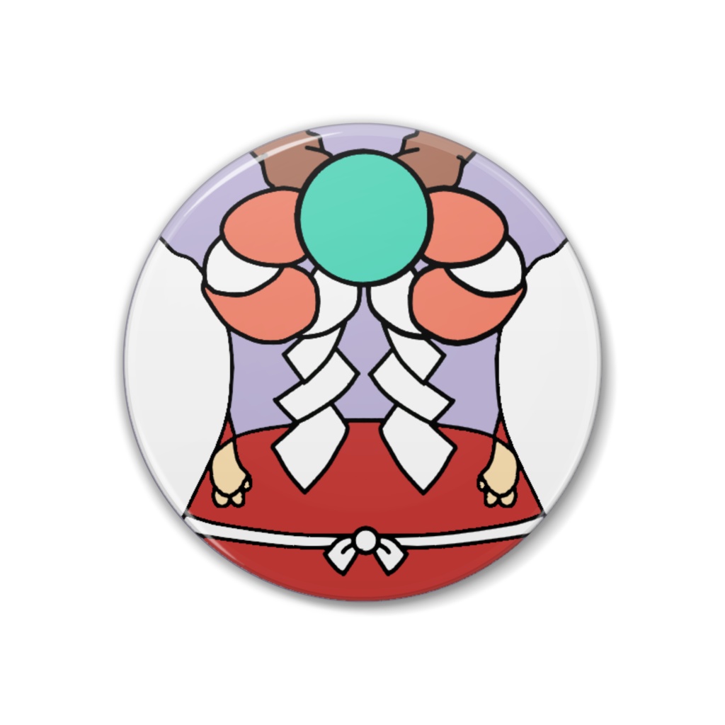 缶バッジ02「翡翠神社」 (BUTTON BADGE no.2 "Hisui shrine")